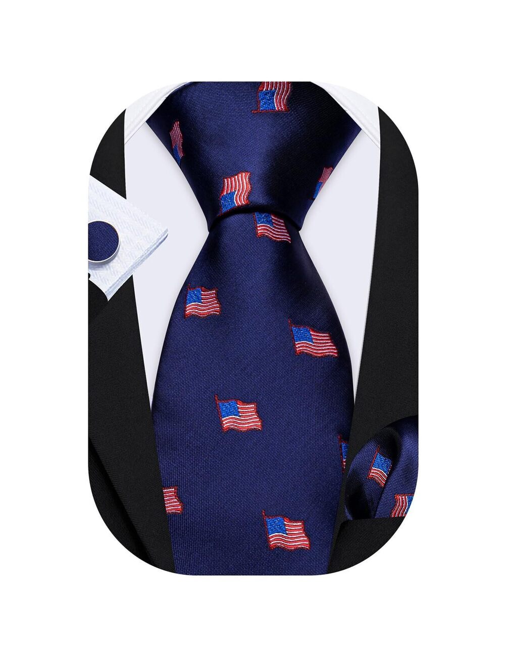 3170 Fun Animal Ties Designer Handkerchief Cufflink WOVEN Casual Necktie